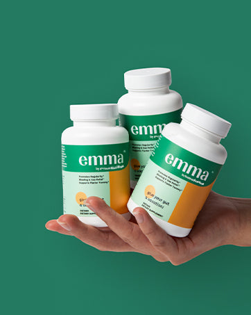 Emma Gut Health Doctors Endorsed Supplement - 60 Capsules - Relief from Gas and Bloating, Repairs Leaky Gut with Magnesium, Berberine, Vitamin D, Quercetin & More - Gut Health & Colon Cleanse Formula