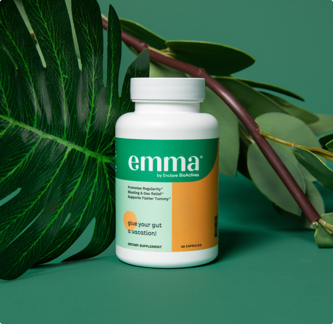 Emma Gut Health Doctors Endorsed Supplement - 60 Capsules - Relief from Gas and Bloating, Repairs Leaky Gut with Magnesium, Berberine, Vitamin D, Quercetin & More - Gut Health & Colon Cleanse Formula